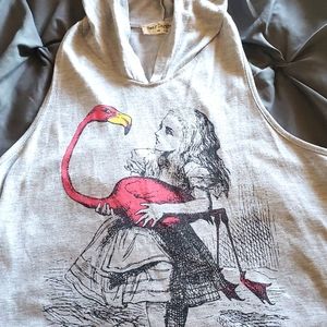 Hooded Alice in Wonderland Tank
